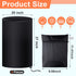 55 Gallon Drum Cover, 210D Oxford Cloth Water Storage Barrel Cover, 25 x 37 Inch Outdoor Waterproof Rain Snow Bucket lid with Drawstring, UV Protection, Anti Dust(2 Pcs)