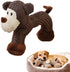 Indestructible Dog Toys for Aggressive Chewers, Durable Squeaky Plush Large Medium Small Dogs, Tough Chew with Interactive Sounds Puppy Anxiety Relief (Cartoon Brown Bear) Cartoon Bear 