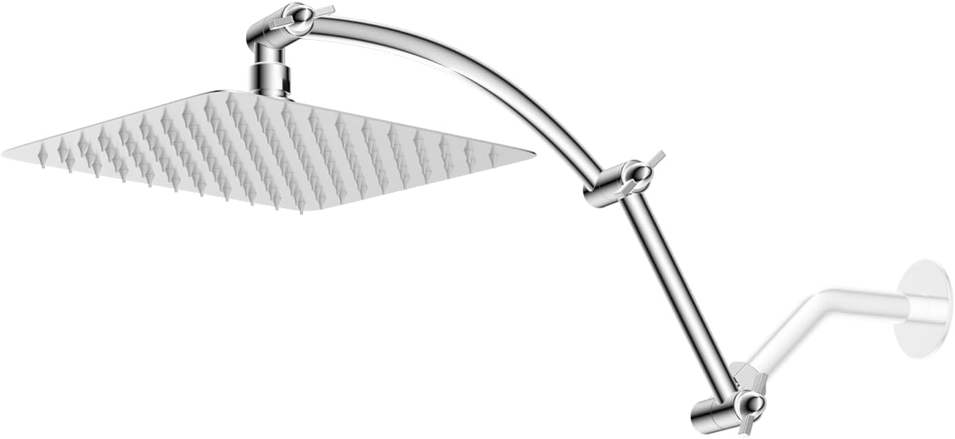 16“ Shower Arm with 10" Rainfall Showerhead