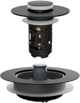 Upgraded 3 in 1 Bathroom & Kitchen Sink Drain Strainer