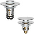 Upgraded 3 in 1 Bathroom Sink Drain Strainer