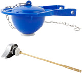 Large 3-Inch Toilet Flapper with Toilet Handle Replacement Compatible with TOTOTHU004-CP Trip Lvr