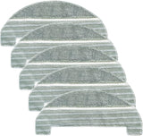 5Pcs Mopping Cloths Pads for iHome AutoVac Nova, Halo Self Empty Robot Vacuum Replacement Accessory Parts