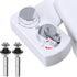 Bidet Attachment for Toilet with 2 PCS Universal Toilet Seat Bolts Kit
