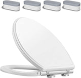 Premium Elongated Toilet Seat with Toilet Seat Bumpers