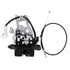 Liftgate Lock Actuator Trunk Latch for 2001-2007 Toyota Sequoia 4.7L Tailgate Hatch Latch Lock Replace 931-861, 64680-0C010, 69301-0C010 Rear Back Door Lock Actuator Assembly with Cable
