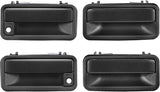 Exterior Door Handles Front/Rear Left & Right for Chevy C1500 C2500 C3500 K1500 K2500 K3500 GMC Yukon Tahoe Suburban Replaces # 15742229, 15742230, 15742233, 15742234
