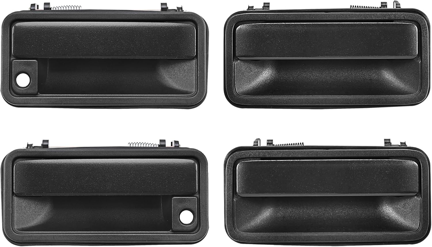 Exterior Door Handles Front/Rear Left & Right for Chevy C1500 C2500 C3500 K1500 K2500 K3500 GMC Yukon Tahoe Suburban Replaces # 15742229, 15742230, 15742233, 15742234