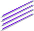 UV LED Blacklight Bar, 22W 4ft, T5 Integrated Bulb, Black Light Fixture for Blacklight Poster, Halloween Decorations and Christmas Party, Fun Atmosphere with Built-in on, Off Switch (4-Pack)
