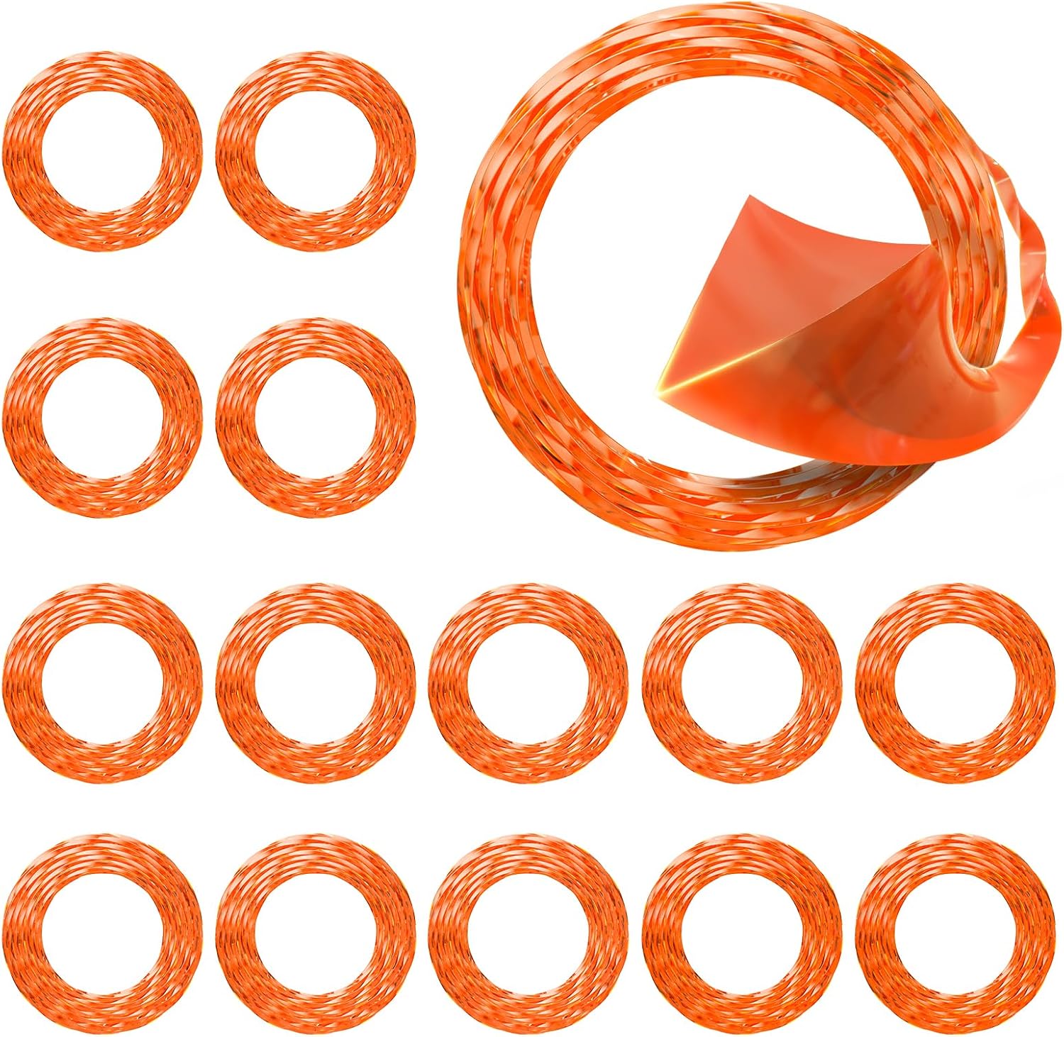 15 Pack AL2420P Replacement Twisted Trimmer Line Compatible with All 15" EGO 56-Volt String Trimmers Weed Eater, Pre-Cut 0.095" 210Ft Weed Wacker String line for EGO Trimmers String