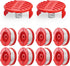 CMZST0653 Weedeater String Compatible with Craftsman Weed Wacker, 10Pack 0.065" 30Ft String Trimmer Replacement Spool Line, Auto Feed Weed Eater String Line for Craftsman String Trimmer(8Spool, 2Cap)