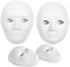 14 Pack Paper Mache Masks - 2 Sizes for Artistic Projects, Theater, Halloween, Masquerade Parties, Classroom Art