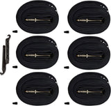 Bicycle Tubes Race 28 700x20-25C 700x32-47C Bike Tube, 700C Inner Tube with Presta Valve Super Value Bundle (Pack of 6 Tubes & 2 tire Lever)