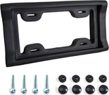 Ultimate License Plate Bumper Guard Screws Included - 2.3" Thick Rubber License Plate Mount Protects Bumper from Scratches and Dents - Universal Fit for Cars, Trucks, SUVs, and Vans
