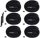 （6-Pack 700x20-25C Road Bike Replacement Inner Tubes Presta Valve 42mm for Road Bikes with Tire Size of 700c x 20, 23, and 25 (6 Inner Tubes with 2 Tire Levers)