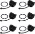 (6-Pack) Exact Replacement Part Compatible with SeaDoo Drain Plug GTI SE LIMITED RENTAL GTS PRO Spark WAKE 130 155 4 TEC 2011-2014 292001352 292001320