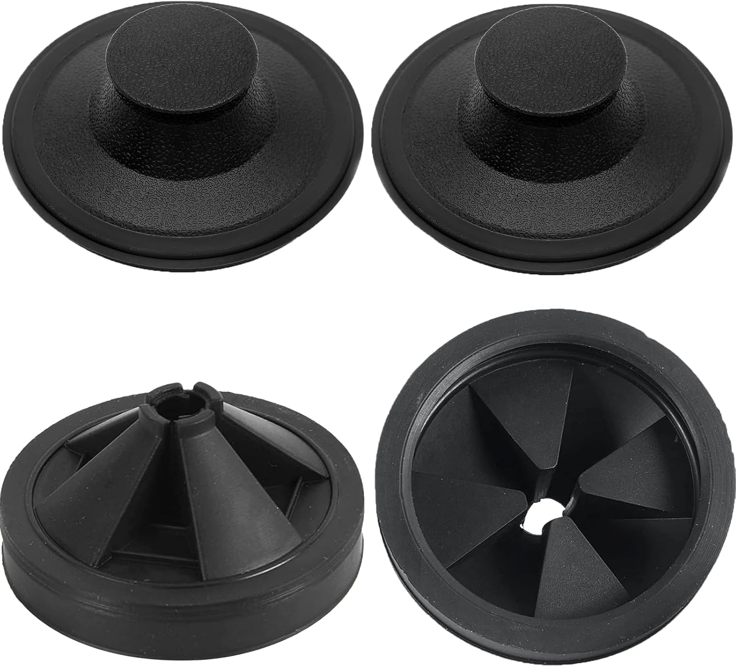 Rubber Sink Stopper and Garbage Disposal Splash Guard,Compatible with Insinkerator Garbage Disposal Parts