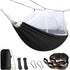 Camping Hammock with Mosquito Netting and Tree Straps - Sturdy Up to 450lbs for Outdoor, Backyard, Backpacking, Hiking