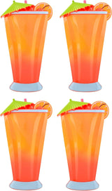 Boca Clips - Beach Towel Clips for Beach Chairs, Pool and Patio Accessories Clothes Pins for Bags, 2-Pack (Caribbean Cocktail)
