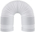 Air Conditioner Exhaust Vent Hose - 5.9" Diameter, 59" Length, Angooni Universal Counter-Clockwise Thread Air Vent Compatible with Honeywell, Whynter, Frigidaire, LG, Toshiba, Delonghi, JHS