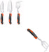 Garden Tools Set, 3 Pack Heavy Duty Gardening Tools Set Include Garden Shovel + Hand Rake Garden Tool, Heavy Duty Hand Cultivators for Gardening