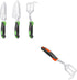 Garden Tools Set, 3 Pack Heavy Duty Gardening Tools Set Include Garden Shovel + Hand Rake Garden Tool, Heavy Duty Hand Cultivators for Gardening