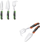 Garden Tools Set, 3 Pack Heavy Duty Gardening Tools Set Include Garden Shovel + Garden Tool Set, 2 Pack Heavy Duty Gardening Tools Set