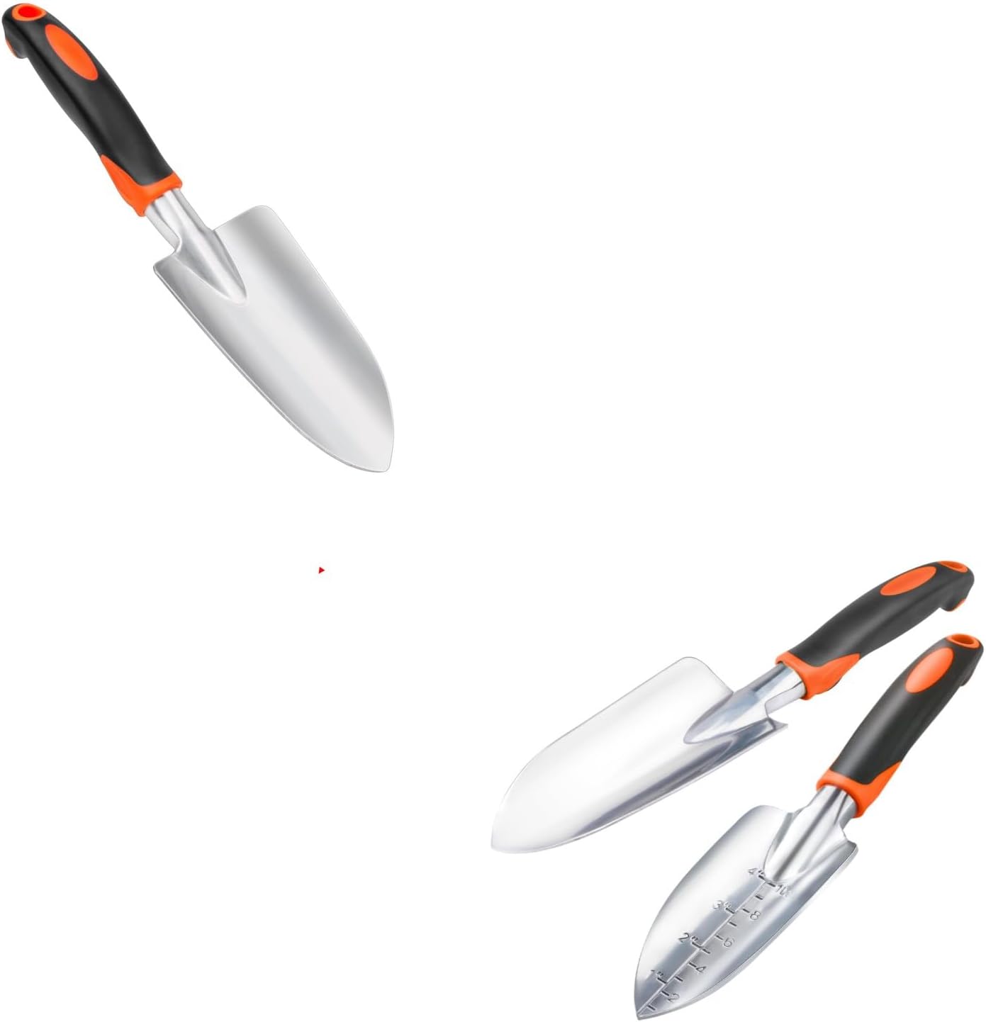 Garden Shovel Garden Hand Trowel, Heavy Duty Hand Shovel with Ergonomic Handle Garden Shovel Trowel + Garden Tool Set, 2 Pack Heavy Duty Gardening Tools Set