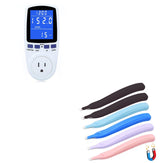 Upgraded Watt Power Meter Plug Home Electrical Usage Monitor Consumption + 6 Pack Magnetic Staple Remover Tools, Professional Stapler Removers