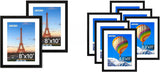 8x10 Picture Frame Set of 2 & 8.5x11 Picture Frame Bulk-6 Pack