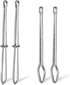 4 Pcs Bodkin Drawstring Threaders,Metal Drawstring Threader Tweezers Easy Quick Insert Drawstring DIY Rope Threader Clip Bodkin Sewing Tool for Sweatpants,Hoodies,Swim Trunks