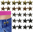 Pentagram Pant Waist Tightener,12 Set Jeans Clips to Tighten Waist Adjustable Buttons for Loose Jeans Pants Easy Instant and Removable No Sewing Waist Tightener for Women Men