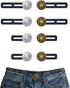 8Pcs Button Extenders for Jeans,Waistband Extenders for Women Men Pants 1.34-2.17 Inches Instant Pants Button Extender Adjustable Waistband Extenders No Sew Jeans Waist Extension