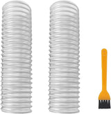 Replacement Lower Nozzle Hose for Shark Rotator NV752 NV751 NV340 NV400 NV501 NV502 NV552 NV650 UV795 Vacuum Cleaner Floor Lower Nozzle Hose Replacements Parts 7" x 1.32" 2PCS