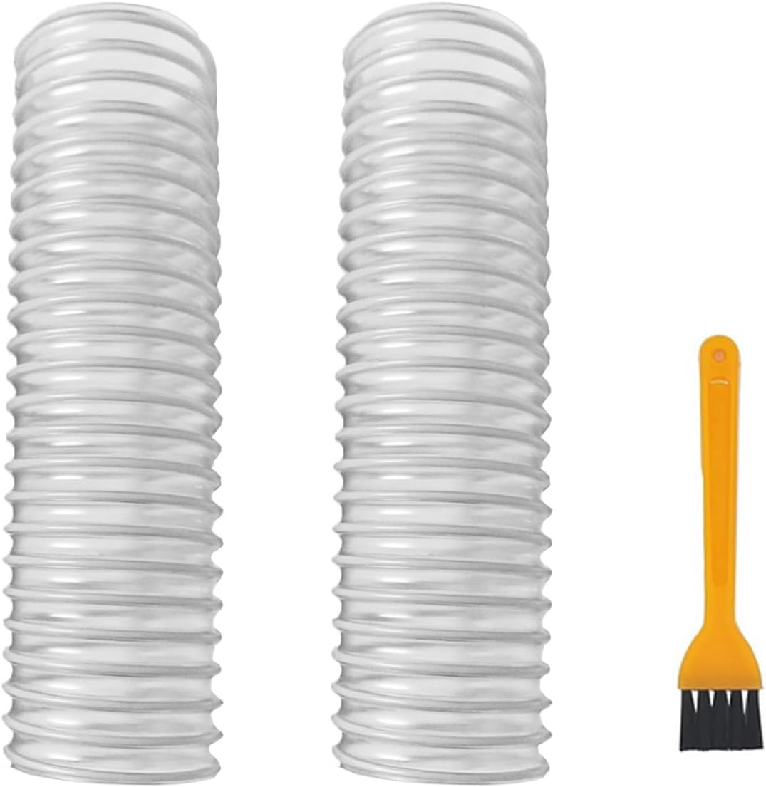 Replacement Lower Nozzle Hose for Shark Rotator NV752 NV751 NV340 NV400 NV501 NV502 NV552 NV650 UV795 Vacuum Cleaner Floor Lower Nozzle Hose Replacements Parts 7" x 1.32" 2PCS