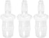 Plastic Hose Barb Reducer Pipe Fittings, 1/2" to 1/4" Hose ID Connectors Joint Splicer Mender Adapter Union Boat Water Air Aquarium O2 Fuel (Pack of 3)