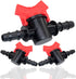 5/8" Drip Irrigation Switch Valve, Barbed Ball Valve for Garden Drip Irrigation Aquarium(3 Pcs)