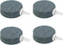 Air Stone Disc, 4 Packs, Aerator Bubble Differ, Air Pump Accessories for Hydroponics, Aquarium Fish Tank, Ponds, DWC Reservoirs and Circulation System (1.5 inch)