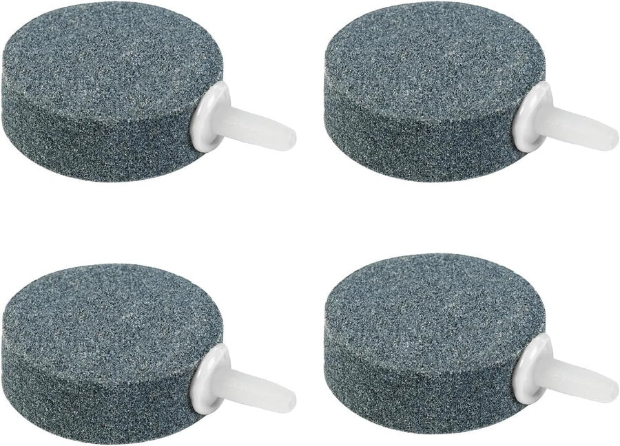 Air Stone Disc, 4 Packs, Aerator Bubble Differ, Air Pump Accessories for Hydroponics, Aquarium Fish Tank, Ponds, DWC Reservoirs and Circulation System (1.5 inch)