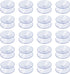 20 Pack 0.8 Inch Double Sided Suction Cups for Glass Table Top Home Organization
