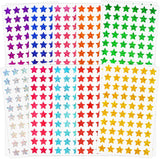 3000 PCS Star Stickers, 0.6" Sparkly Holographic Stickers, Kids Rewards Holographic Colors Sticker, Foil Star Sticker for Behavior Chart, Student Planner, School Classroom Teacher Supplies, DIY