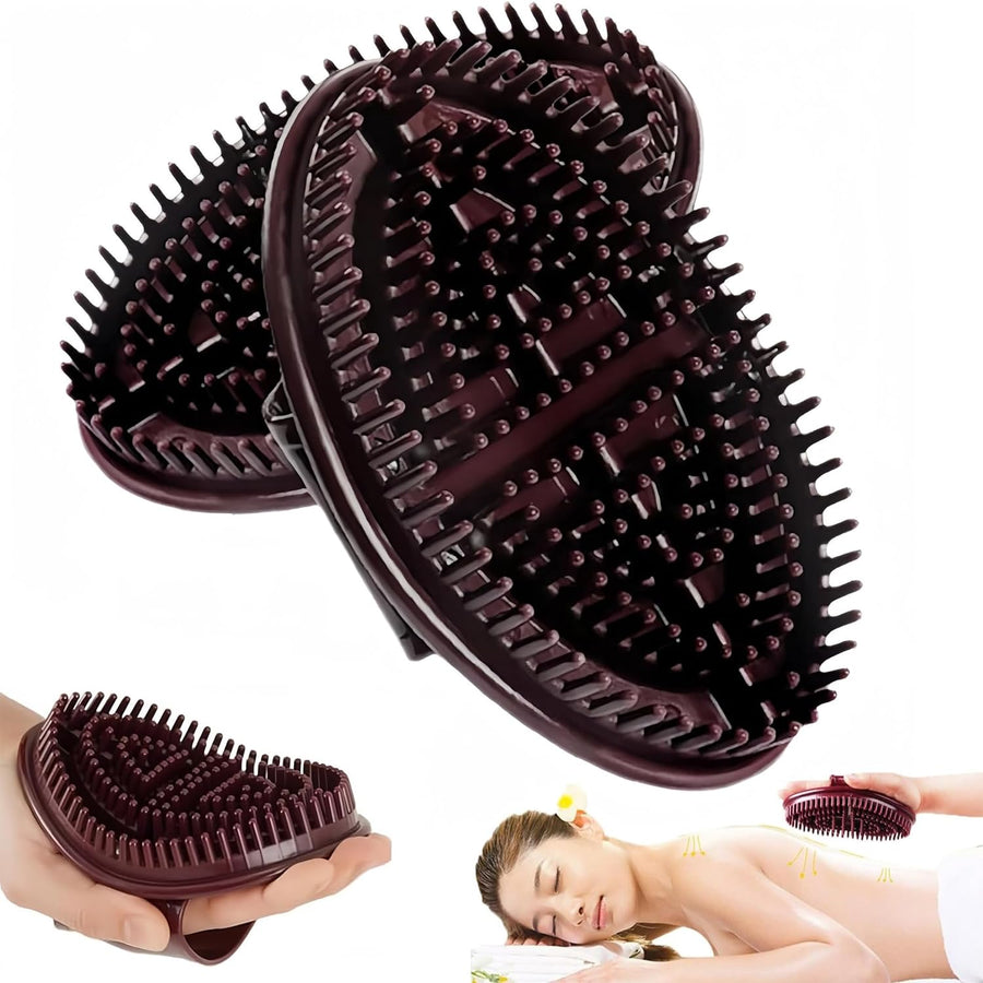 2 Pcs Meridian Brh Massage Brh, Beauty Salon Professional Ctom Meridian Brh, Acupressure Meridian Brh, Meridian Scalp Massage Brh, Full Body Relaxation Comb