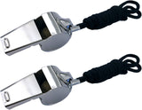 Stainless Steel Whistles with Lanyard Lifeguard Whistle Referee Whistle Metal Whistle Sports Whistle Coaches Whistle