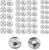 Snaps Buttons for Sewing Leather Snaps Button Press Sewing Tools Fastener Tools for Clothes (106 Sets, 3 Sizes)