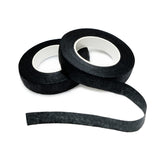 Floral Tape 1/2inch Black Flower Tape for Bouquets Floral Arranging Stem Wrap Craft (Black 2roll, Total 60yards)