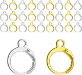 Leverback Earring Hooks 80pcs French Ear Wire Lever Back Earwire for Jewelry Making Crafting (Gold and Silver)