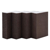 Sanding Sponge Sand Block Coarse/Medium/Fine/Superfine Assorted Dry Wet Sanding Blocks for Wood Wall Home (Pack of 4, 4 Grit)