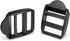 CooBigo 12 Pack Plastic Ladder Lock Buckles, 1" Ladder Slider Buckle for Backpack Strap Nylon Webbing Clip Replacement, Outdoor Camping Gear Sleeping Bag Tent Tie Down Strap Accessories (Black)