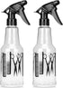 2 Spray Bottle, 16.9oz/500ml Adjustable Spray Storage Container for Hair, Plant, Cleaning Solution, Home Cleaning (2 Pack)