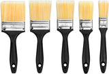 Paint Brush Set (5 Pieces), Set of 5 Multi-Sized Brushes, Professional Quality Painting Tool Kit, One Set of 1, 1.5, 2, 2.5, and 3 Inch Brushes (Pack of 5)
